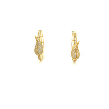 New Arrival 925 Silver Gold Plating Fashion Jewelry for Women Earring